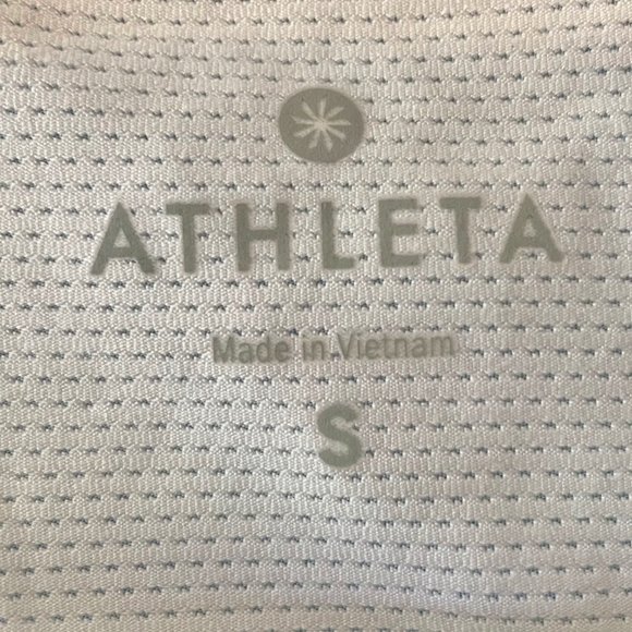 🔥 Athleta | Sky Blue Compressive Racerback Workout/Running Tank Top Sz Small - Picture 3 of 7